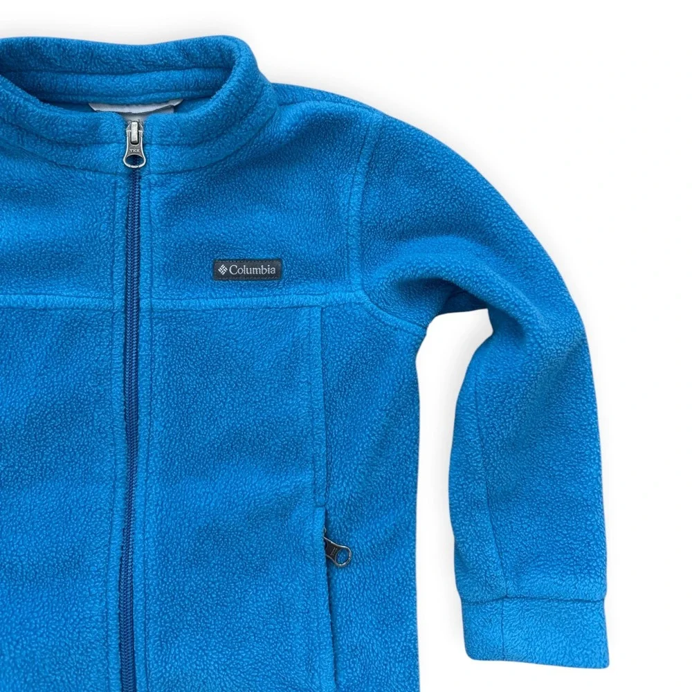 Columbia Kids Blue Full Zip Fleece Jacket Size 4T